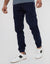 Navy Jogger Style Cargo Trousers