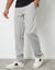 Light Grey Linen Blend Trousers