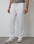 White Linen Blend Trousers