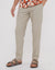 Stone Linen Blend Trousers