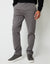 Slate Grey Straight Leg Stretch Canvas Trousers