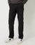 Black Straight Leg Chino Cargo Trousers