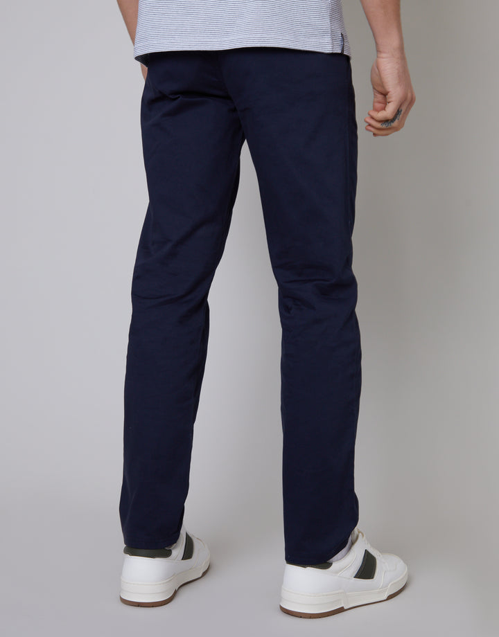 Black & Navy Regular Fit Chino Trousers (2 Pack)