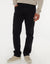 Black Straight Leg Canvas Trousers