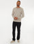 Straight Leg Canvas Trousers in Black