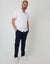 Elasticated Waist Chino Trousers in Navy