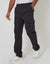 Black Relaxed Fit Stretch Cargo Chino Trousers