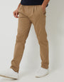 Dark Stone Relaxed Fit Stretch Chino Trousers