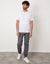 Regular Fit Pull On Trousers in Slate Grey