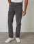 Slate Grey Straight Leg 5 Pocket Stretch Corduroy Trousers