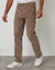 Taupe Straight Leg 5 Pocket Stretch Corduroy Trousers