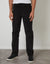 Black Straight Leg 5 Pocket Stretch Corduroy Trousers