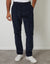 Navy Straight Leg Stretch Corduroy Trousers