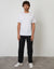 Straight Leg Stretch Waist Chino Trousers in Black