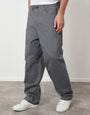Slate Grey Baggy Fit 5 Pocket Chino Trousers