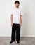 Baggy Fit 5 Pocket Chino Trousers in Black