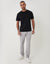 Slim Fit Stretch Trousers in Chalk