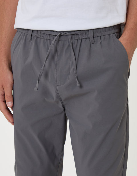 Threadbare Slim Fit Technical Stretch in Charcoal - detail