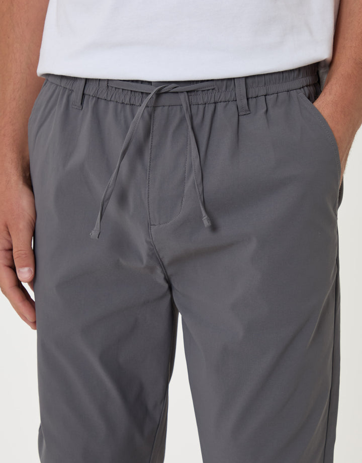 Threadbare Slim Fit Technical Stretch in Charcoal - detail