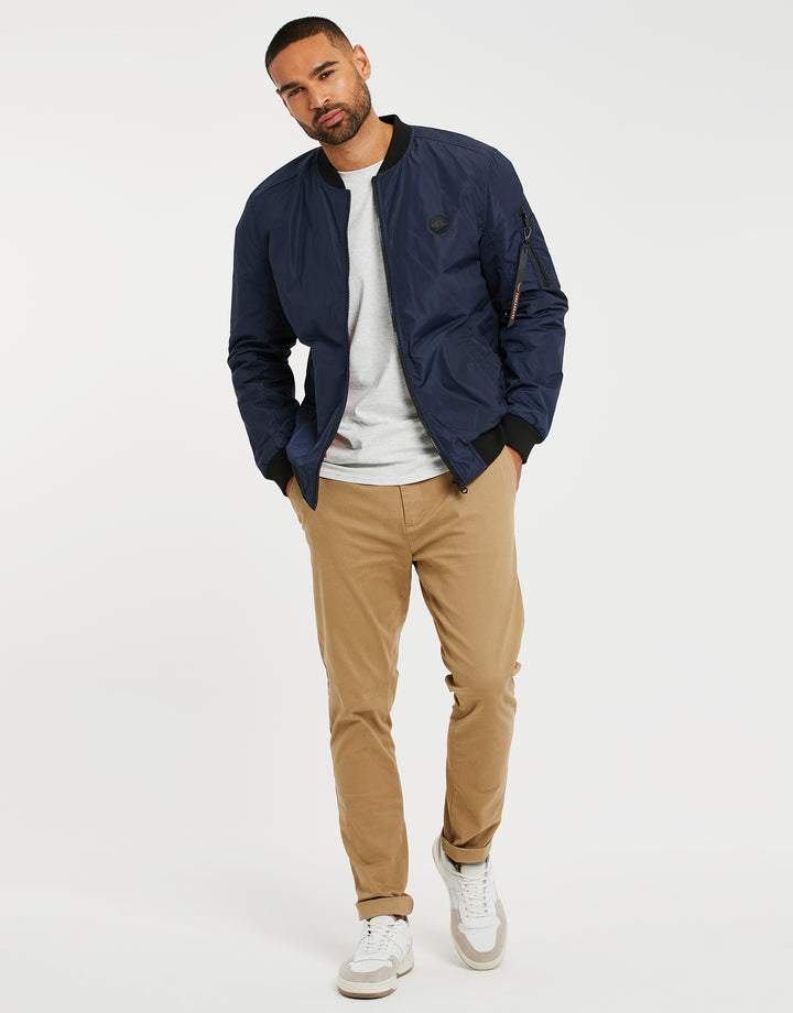Navy Bomber Jacket