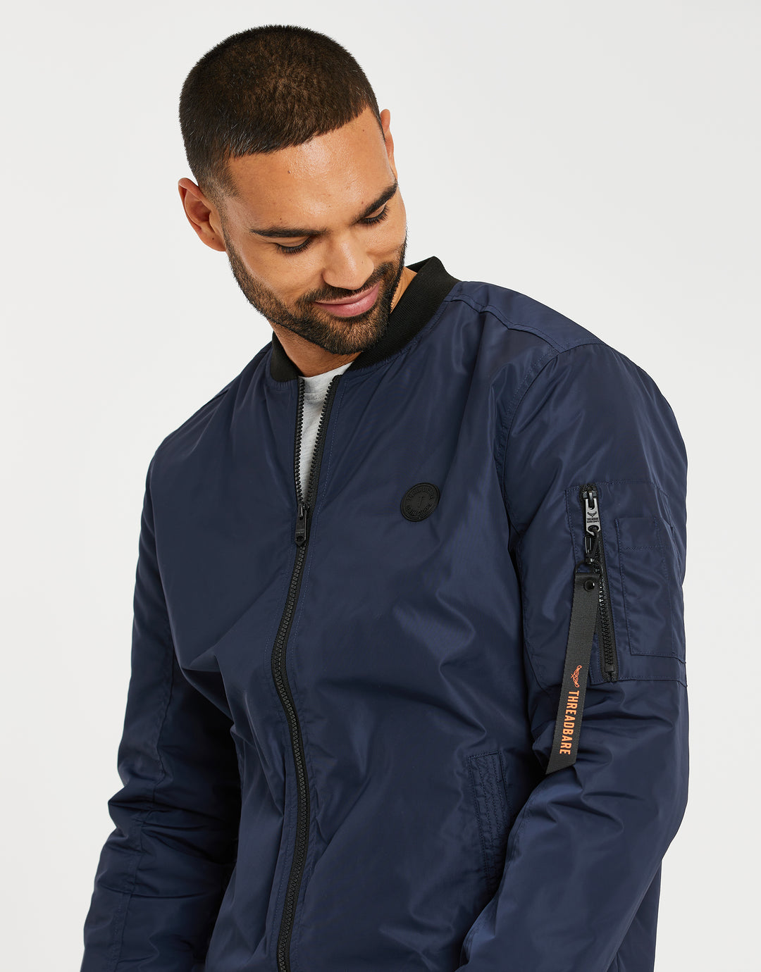 Navy Bomber Jacket