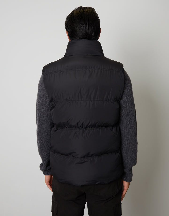 Black Padded Gilet