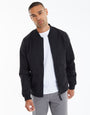 Black Utility Pocket Bomber Jacket
