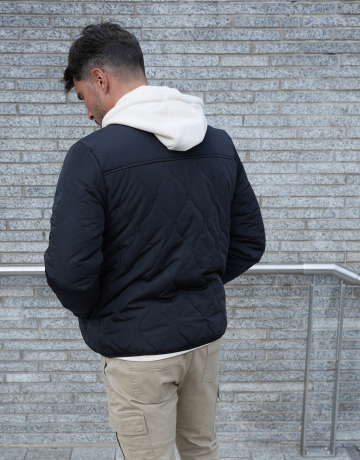 Black Onion Quilted Bomber Jacket
