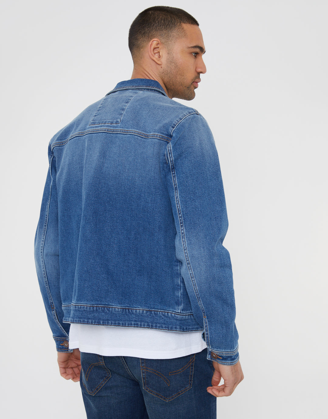 Mid Wash Denim Jacket