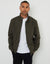 Khaki Green Showerproof Harrington Jacket