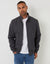 Charcoal Grey Showerproof Harrington Jacket