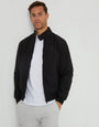 Black Showerproof Harrington Jacket