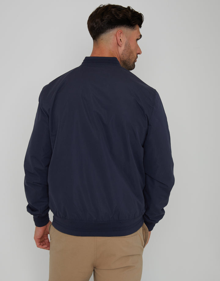 Navy Showerproof Classic Bomber Jacket
