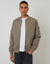 Taupe Showerproof Classic Bomber Jacket