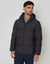 Slate Grey Hooded Puffer Jacket