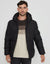 Black Hooded Puffer Jacket