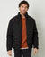 Black Quilted Panel Funnel Neck Jacket