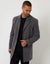 Charcoal Grey Faux Wool Overcoat