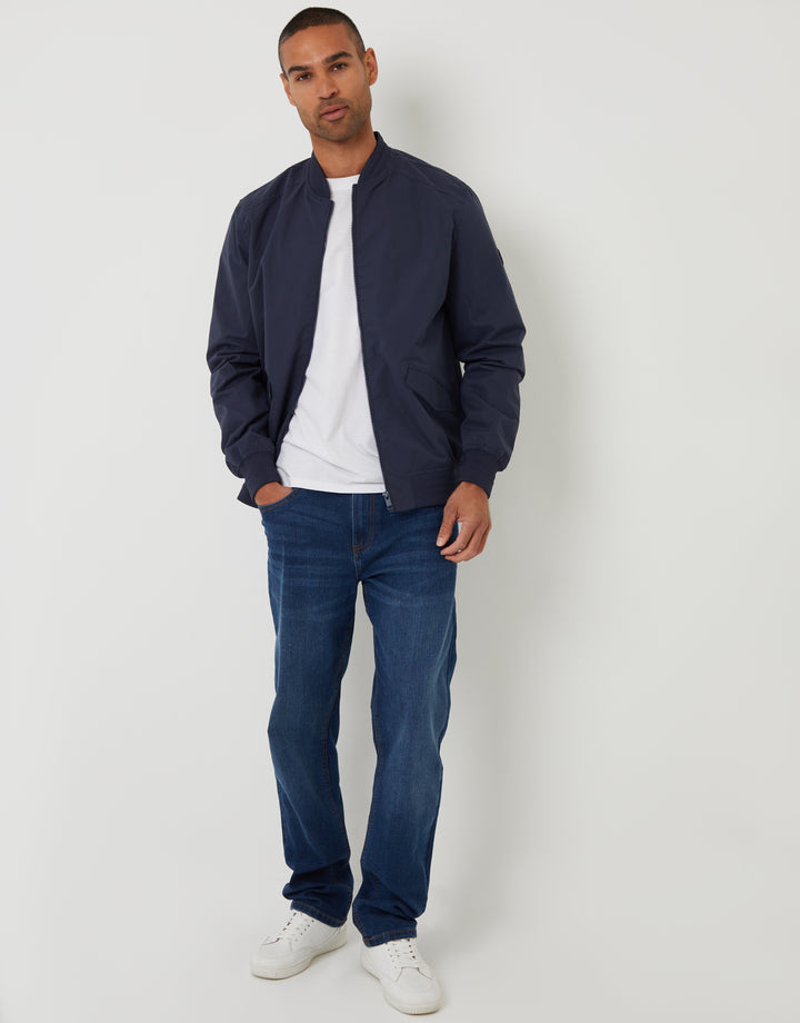 Navy Bomber Jacket