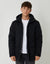 Showerproof Padded Hooded Coat in Black