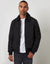 Black Borg Lined Collared Jacket