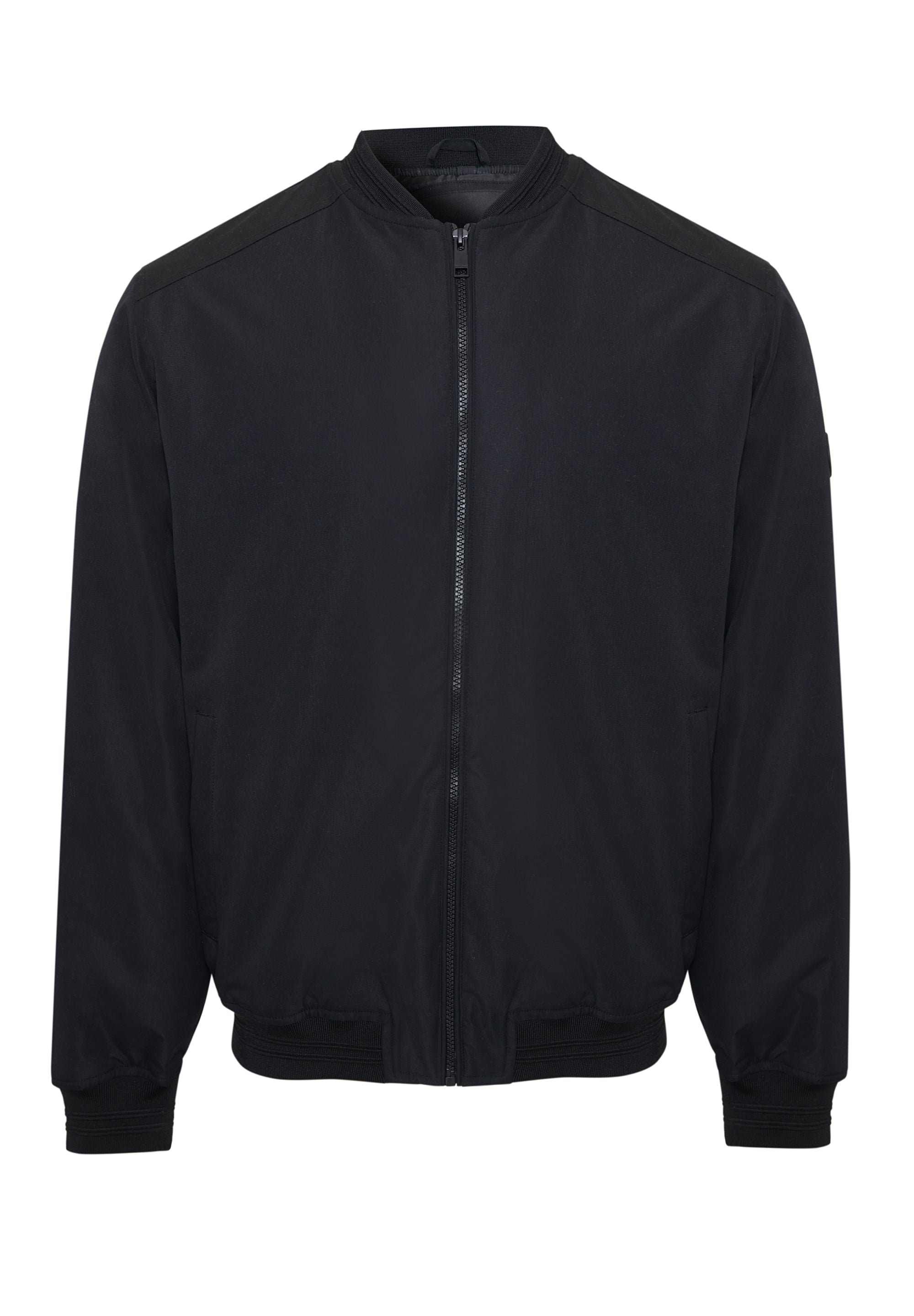 Threadbare Men's Black Padded Bomber Jacket