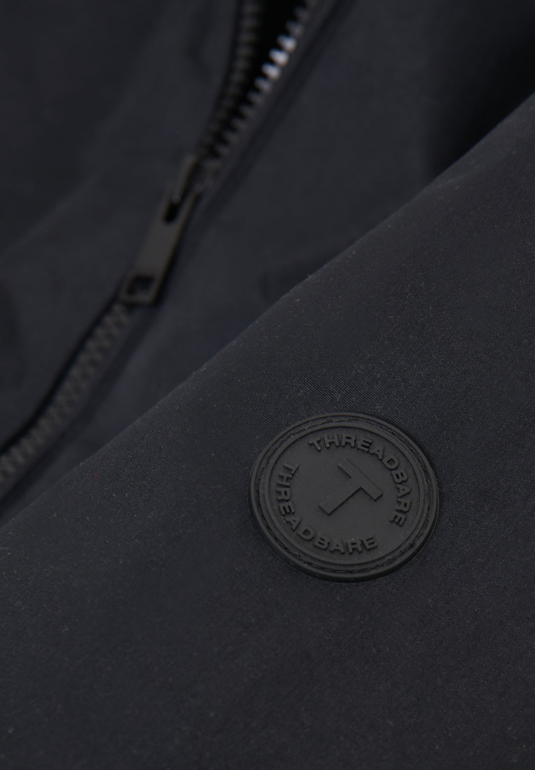 Black Padded Bomber Jacket