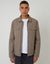 Taupe Showerproof Lightweight Collared Zip Up Jacket