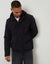 Black Hooded Utility Coat