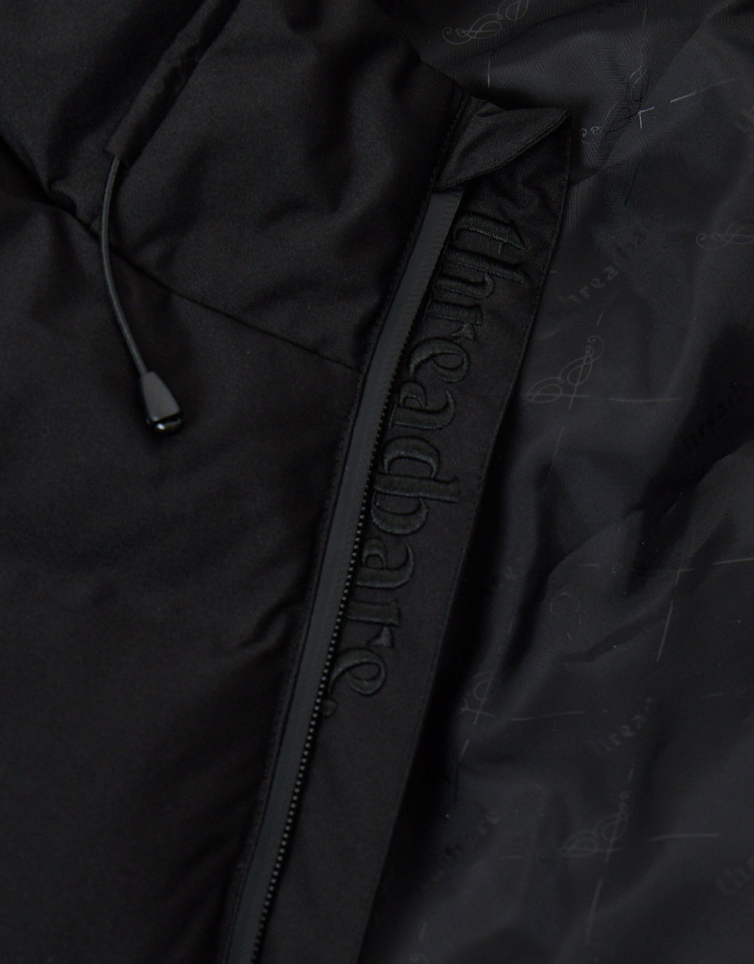 Showerproof Hooded Puffer Coat in Black