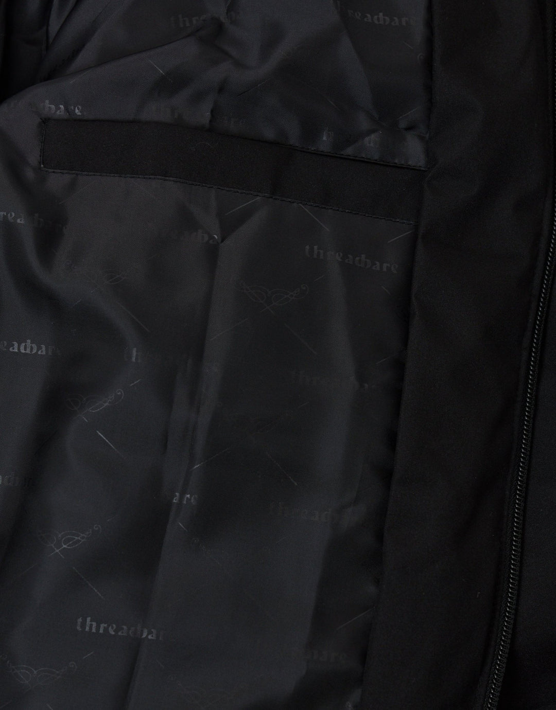 Showerproof Hooded Puffer Coat in Black