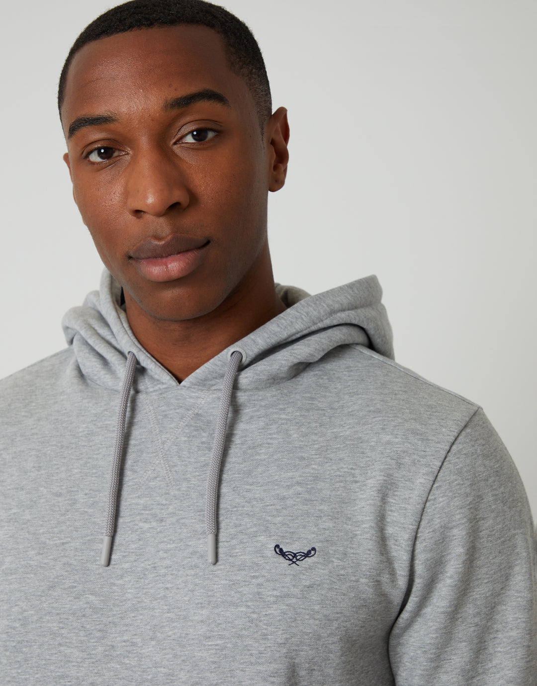 Grey Marl Overhead Hoodie