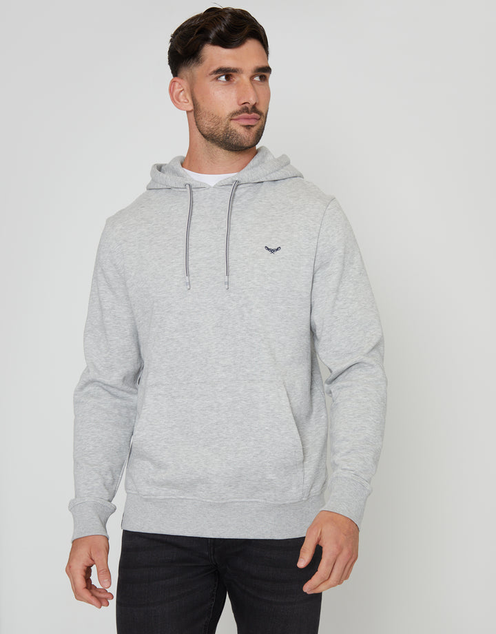 Grey Marl Overhead Hoodie