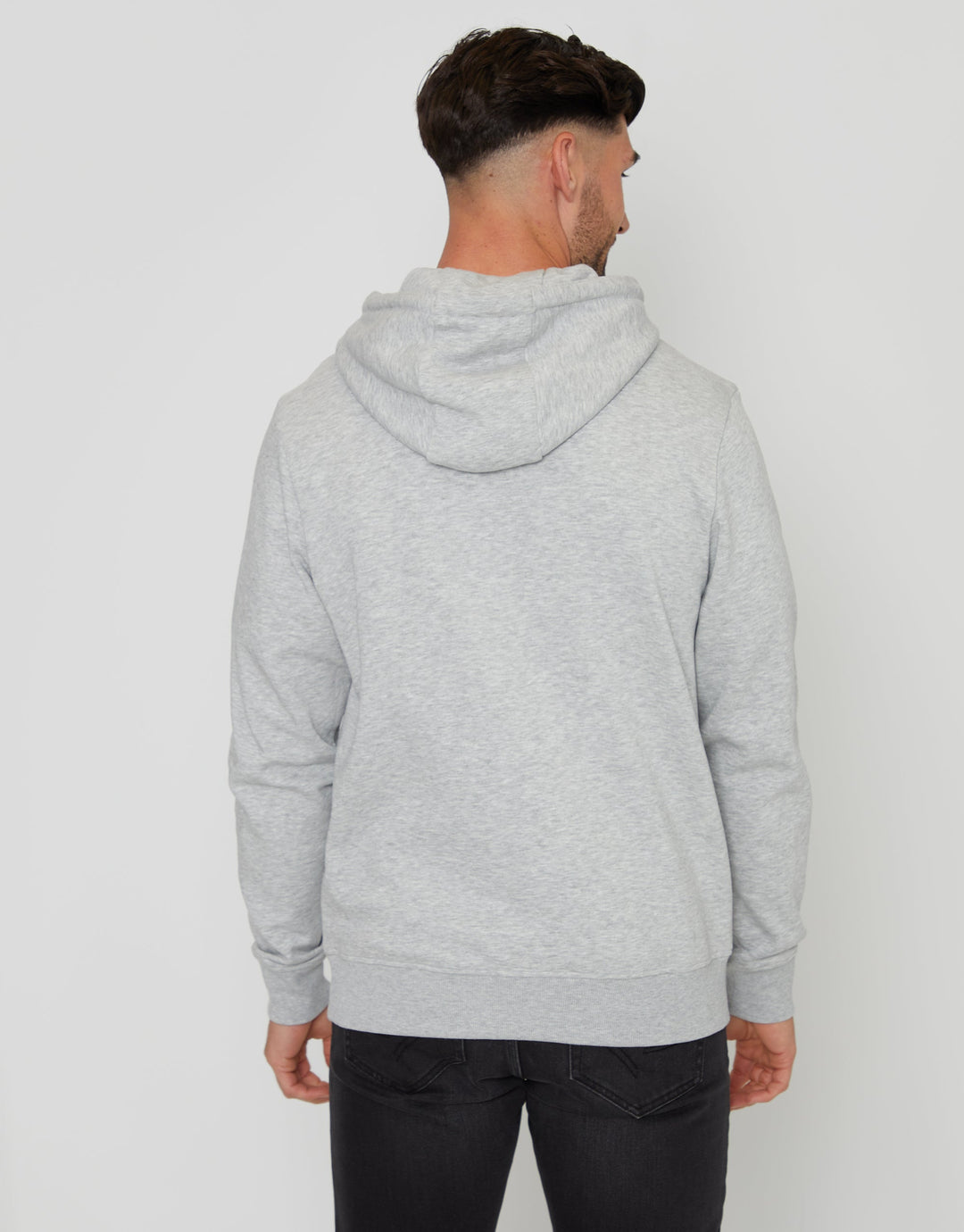 Grey Marl Overhead Hoodie